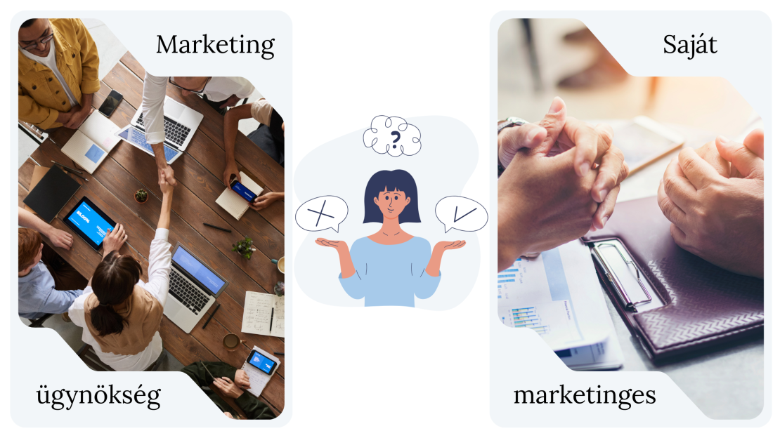 marketing ügynökség vagy saját marketinges